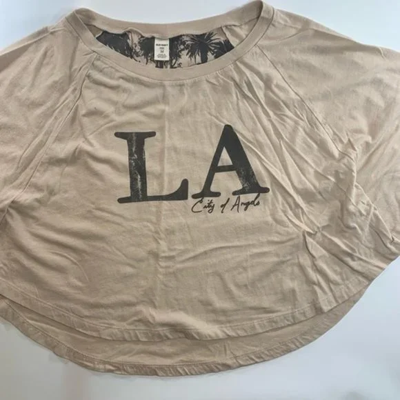 Old Navy | Los Angeles Palm Tree Medium Top Oversized Kimono Style - Picture 4 of 8